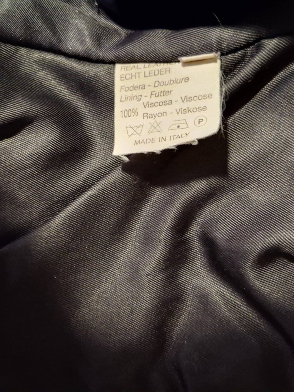 Italian Leather Jacket (Luxurious Vintage Leather) - Picture 4 of 4